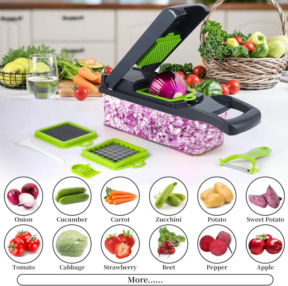 16 in 1 Multifunctional Vegetable Chopper Slicer